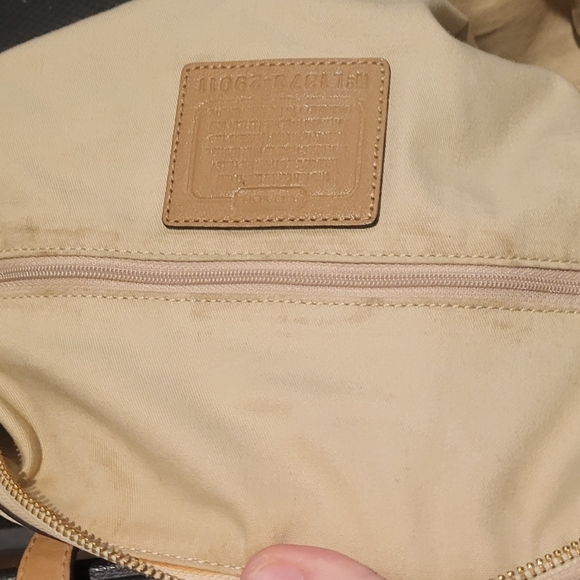 Coach Bleecker Cooper Large Satchel Purse Camo Flower Print Bag With Dust Bag - Picture 14 of 16